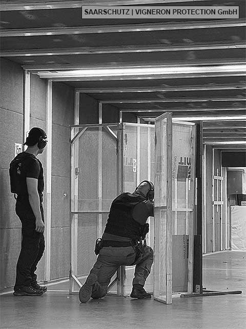 SAARSCHUTZ Trsaining Mobiles Schutzkommando und Fachgruppe Berufswaffenträger Saarland