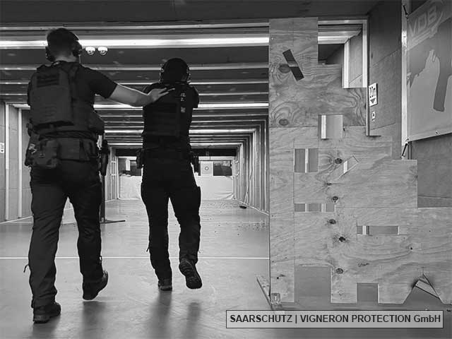 SAARSCHUTZ Trsaining Mobiles Schutzkommando und Fachgruppe Berufswaffenträger Saarland