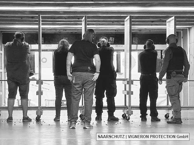 SAARSCHUTZ Trsaining Mobiles Schutzkommando und Fachgruppe Berufswaffenträger Saarland