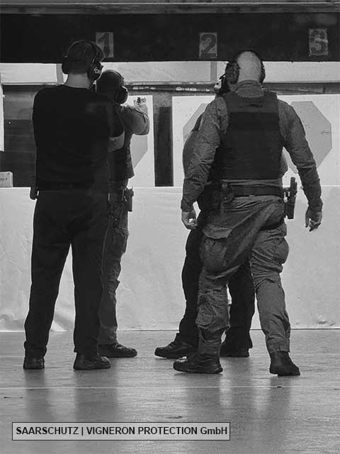 SAARSCHUTZ Trsaining Mobiles Schutzkommando und Fachgruppe Berufswaffenträger Saarland