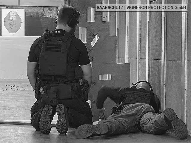 SAARSCHUTZ Trsaining Mobiles Schutzkommando und Fachgruppe Berufswaffenträger Saarland